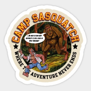 CAMP SASQUATCH Sticker